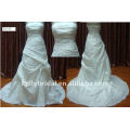 Für 2012 einfacher Import Satin Strapess Einfache Brautkleider